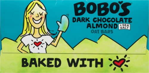 Bobo's® Dark Chocolate Almond & Sea Salt Oat Bars Perspective: right