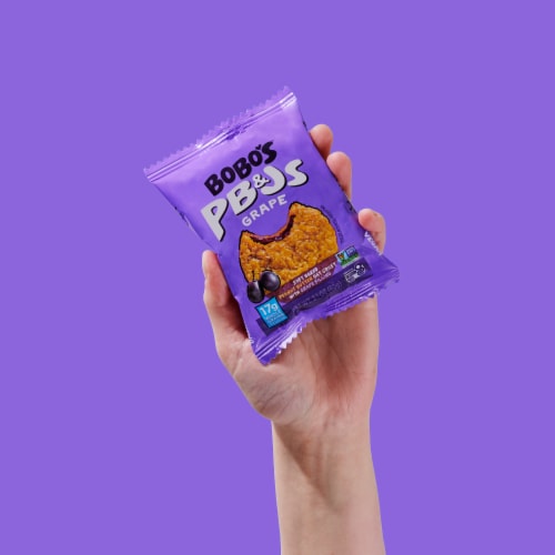 Bobo's® Grape Peanut Butter & Jelly Oat Snack Perspective: right