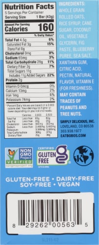 Bobo's® Blueberry Sleeve Fig Bars Perspective: right