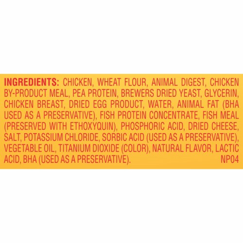 Meow Mix Irresistibles, Soft Cat Treats With White Meat Chicken Perspective: right