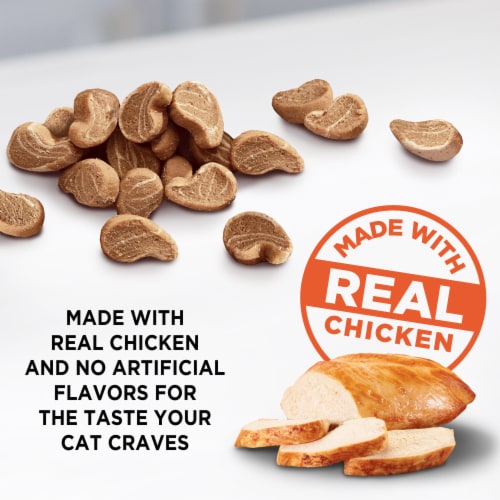 Meow Mix Irresistibles Cat Treats - Soft With White Meat Chicken, 12 Ounce Bag Perspective: right