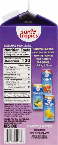 Sun Tropics® Passion Orange Guava Juice Perspective: right