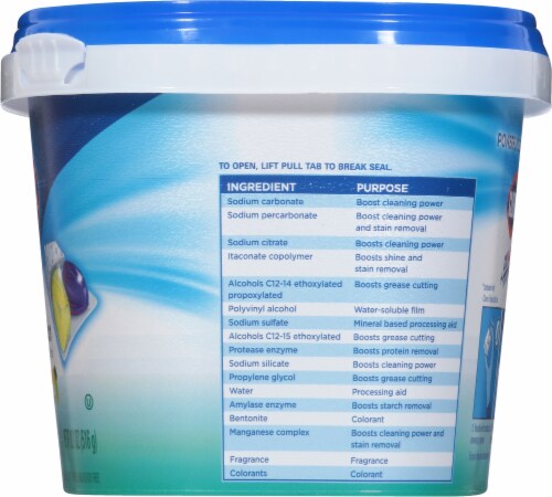 Clorox™ OxiMax Crisp Lemon Dishwasher Detergent Pacs Perspective: right