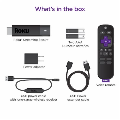 Roku® Streaming Stick+ Perspective: right