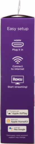 Roku Express 4K Plus - Black Perspective: right