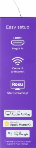 Roku® Streaming Stick® 4K Streaming Player Perspective: right