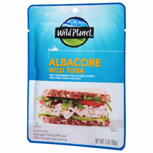 Wild Planet Albacore Wild Tuna Pouch Perspective: right