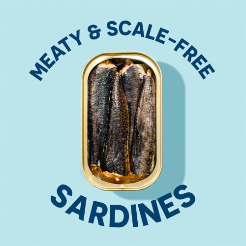 Wild Planet Wild Sardines in Water No Salt Added, 4.4 oz Perspective: right