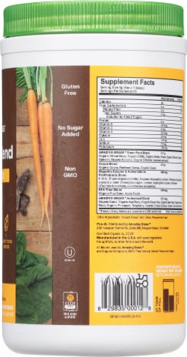 Amazing Grass® Green SuperFood® Drink Powder Cacao Chocolate Infusion Perspective: right