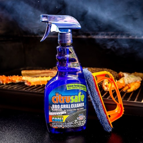 CitruSafe™ Heavy Duty Grill Scrubber Perspective: right