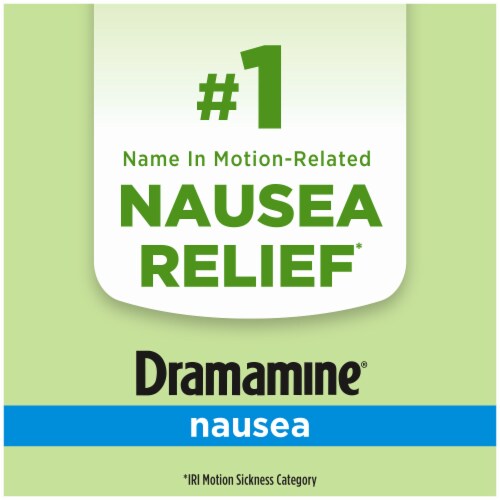 Dramamine Long Lasting Nausea Relief Tablets Perspective: right
