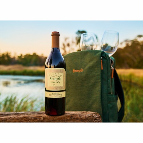 Emmolo Merlot California Red Wine Perspective: right