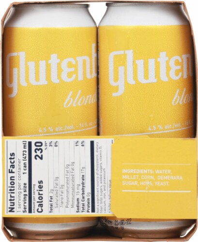 Glutenberg Blonde Ale Perspective: right