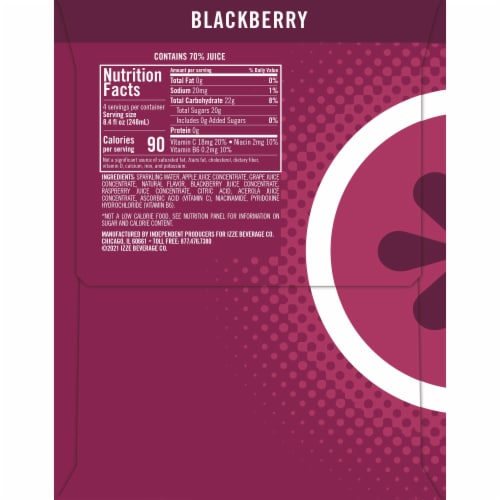 Izze® Blackberry Sparkling Juice Beverage