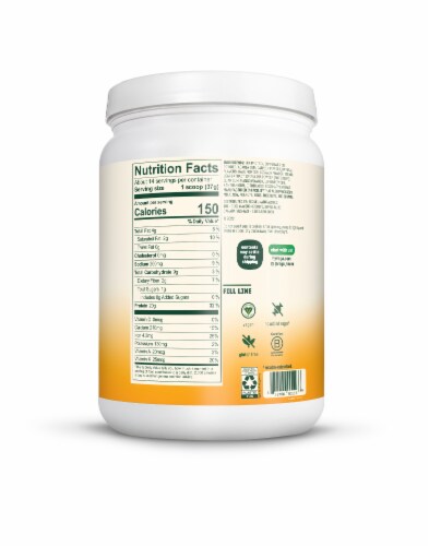 Vega Real Food Smoothie Tropical Greens Protein Powder Perspective: right