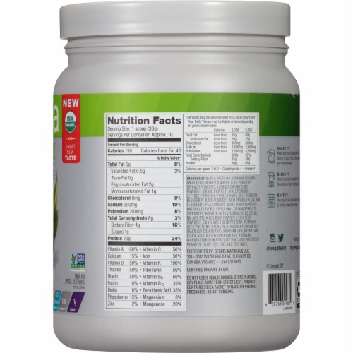 Vega One Berry All-in-One Organic Shake Drink Mix Perspective: right