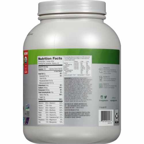 Vega One Organic All-In-One Chocolate Shake Drink Mix Perspective: right