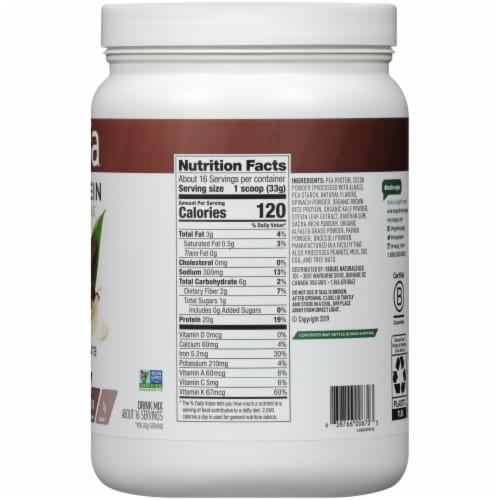 Vega® Protein & Greens Chocolate Drink Mix Perspective: right