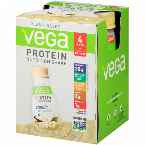 Vega Vanilla Protein Nutrition Shakes Perspective: right