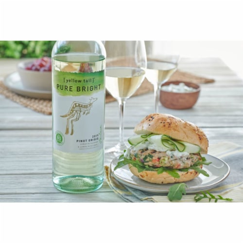 Yellow Tail Pure Bright Pinot Grigio Australia White Wine Perspective: right
