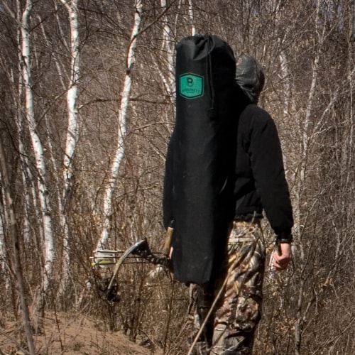 Barronett Grounder 350 Bloodtrail Camo Pop Up Ground Hunting Blind (2 Pack) Perspective: right
