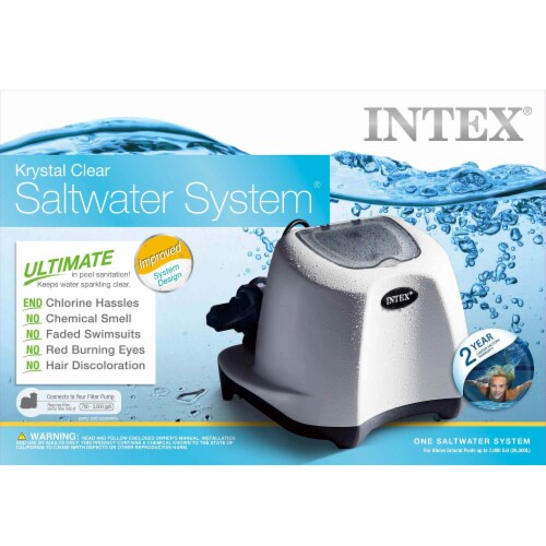 Intex krystal clear saltwater system discount