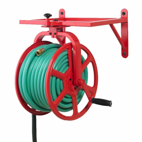 Liberty Garden Revolution Industrial Grade Rotating Garden Hose Reel (2 Pack) Perspective: right