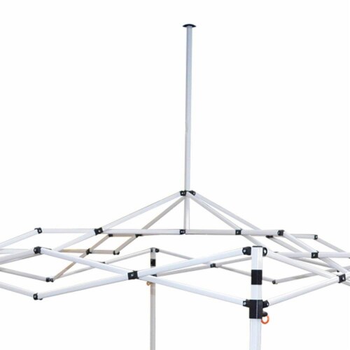 Caravan Canopy Pro 2 10 x 10 Foot Straight Leg Instant Canopy, White (4 Pack) Perspective: right