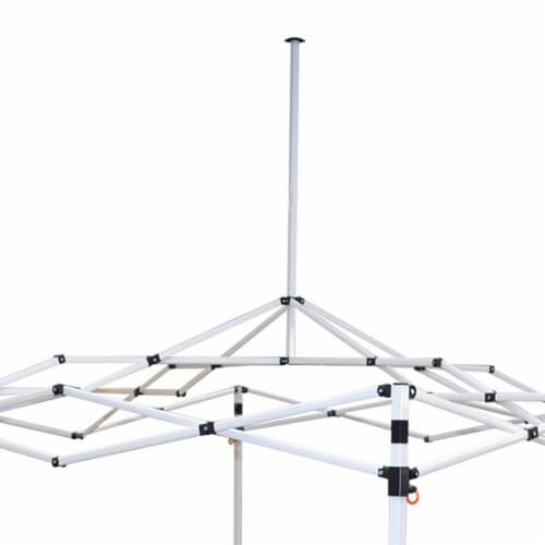 Caravan Canopy Pro 2 10 x 10 Foot Straight Leg Instant Canopy, White (3 Pack) Perspective: right