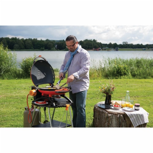Napoleon TravelQ 2225 Portable Compact Propane Gas Grill (2 Pack) Perspective: right