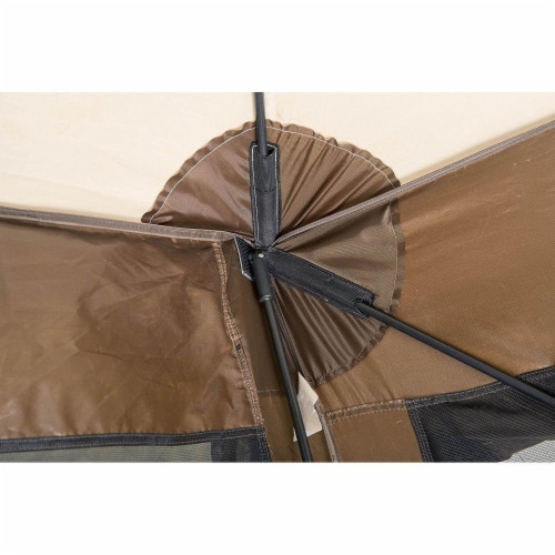 Clam Quick Set Traveler Camping Outdoor Portable Gazebo Canopy Shelter (2 Pack) Perspective: right