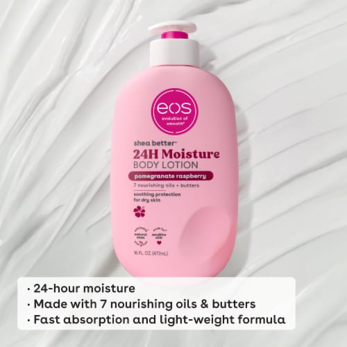 EOS Shea Butter™ Body Lotion Pomegranate Raspberry 24H Moisture Perspective: right