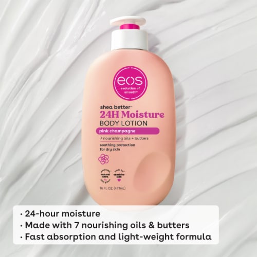 EOS Pink Champagne Body Lotion Perspective: right