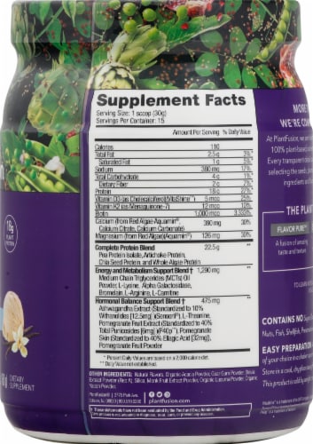 PlantFusion Inspire for Women Vanilla Protein Powder Perspective: right