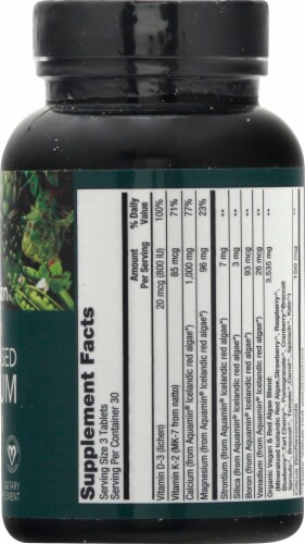 PlantFusion Vegan Plant-Based Calcium 1000mg Perspective: right