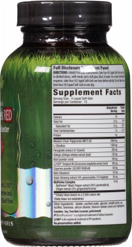 Irwin Naturals Fenugreek RED Dietary Supplement Perspective: right