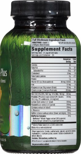 Irwin Naturals® Rhodiola-Plus™ Liquid Soft-Gels Perspective: right