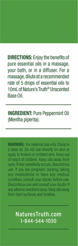 Nature's Truth® Peppermint Essential Oil Perspective: right