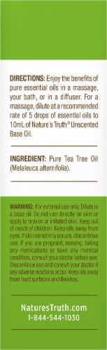 Nature's Truth® Tea Tree Essential Oil Perspective: right