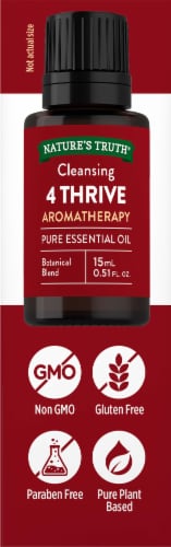 Nature's Truth® 4 Thrive Aromatherapy Pure Essential Oil Perspective: right