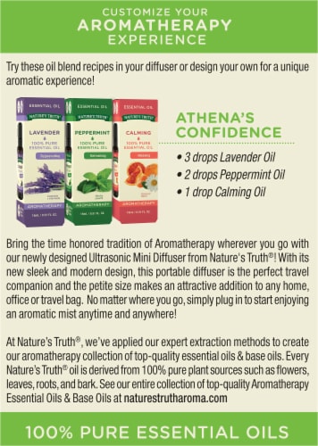 Nature's Truth® Essential Oil Mini Diffuser Perspective: right