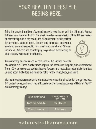Nature's Truth® Ultra Sonic Diffuser Perspective: right