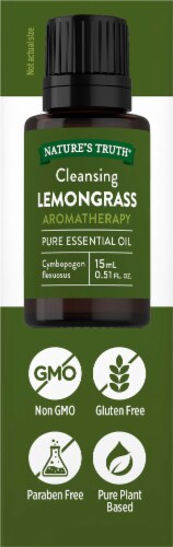 Nature's Truth® Cleansing Lemon Grass Pure Essential Oil Perspective: right