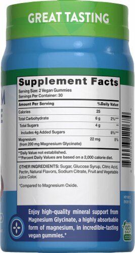 Nature's Truth Magnesium Glycinate 60 Gummies Perspective: right