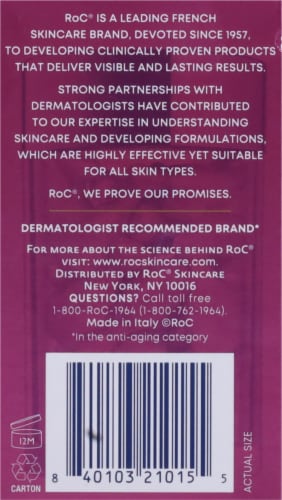 RoC Retinol Correxion Line Smoothing Night Serum Capsules Perspective: right
