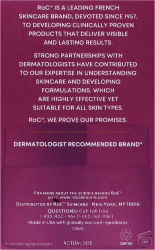 RoC® Retinol Correxion® Max Hydration Cream Perspective: right