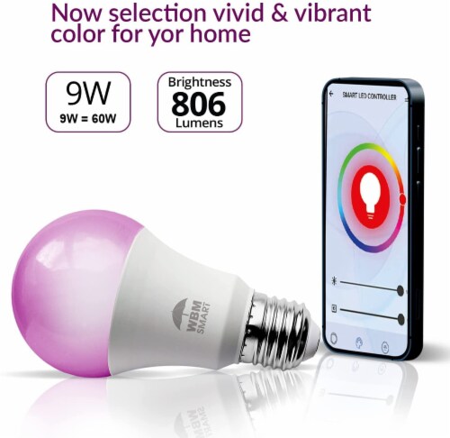 WBM Smart Wifi LED Light Bulb