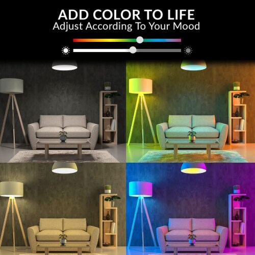 LED Light Bulb RGB Color Changing Dimmable Wi F Control Multicolor Bulb 2 Kroger