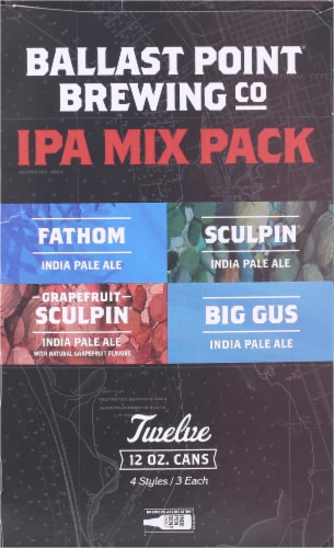 Ballast Point IPA Pack Craft Beer Variety Pack Perspective: right