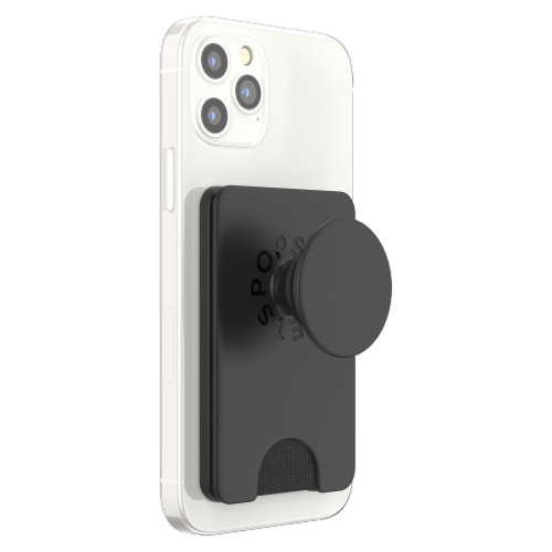 PopSockets PopWallet Plus for Apple MagSafe - Black Perspective: right
